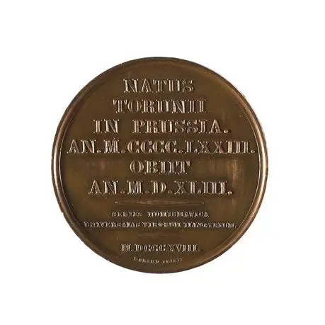 Louis-Michel Petit, Medal in honor of Copernicus - reverse