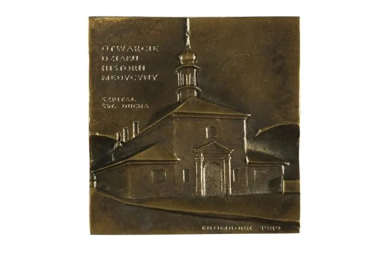 Ewa Olszewska-Borys, Medal on the occasion of the opening of the Departement of the History of Medicine at the Nicolaus Copernicus Museum in Frombork - reverse