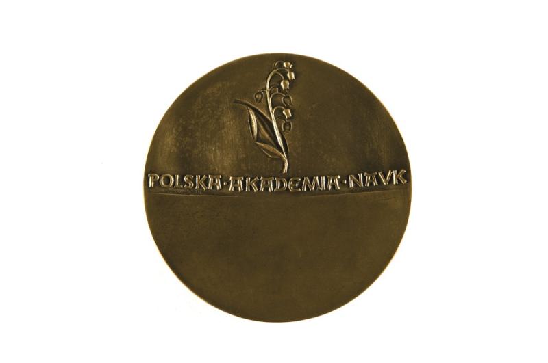 Anna Jarnuszkiewicz, Medal of the Polish Academy of Sciences Nicolaus Copernicus - reverse
