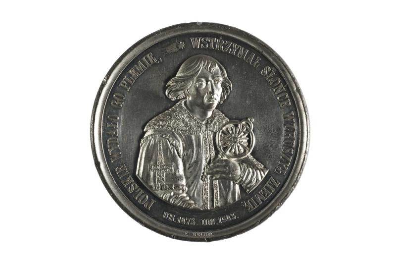 Friedrich Wilhelm Below, Medal for the 400th anniversary of Copernicus' birth - obverse