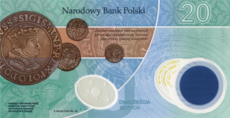 Krystian Michalczuk, Collector's bank note, 2023, reverse