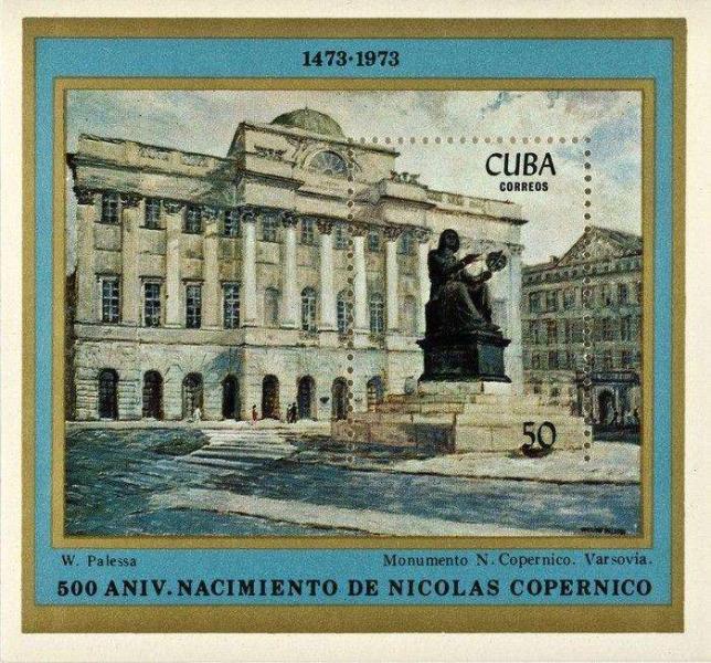 Event Block 500 Aniv. Nacimiento de Nicolas Copernico (Cuba), 1973